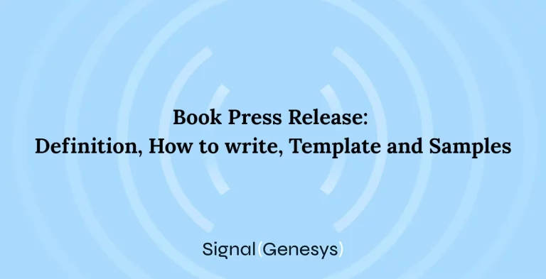 Book press release