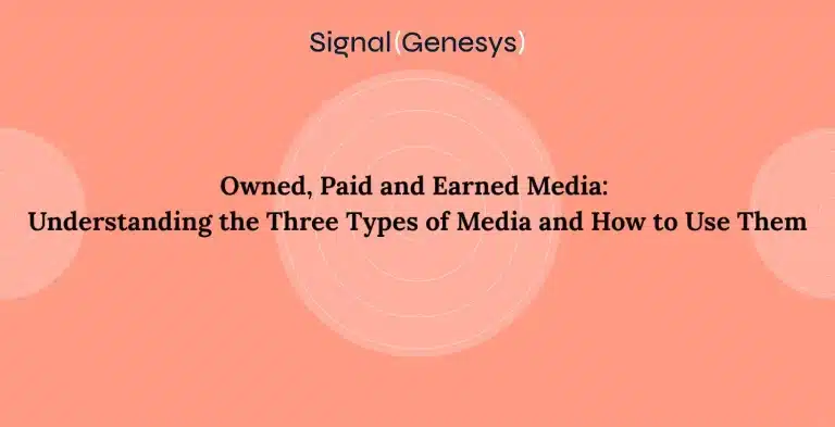 Owned paid and earned media
