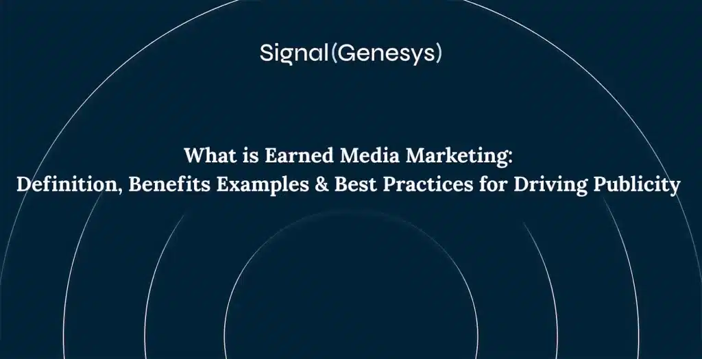 Earned media marketing