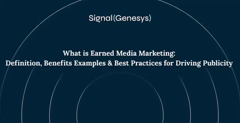 Earned media marketing