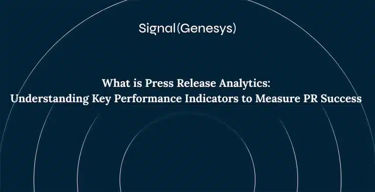 Press release analytics