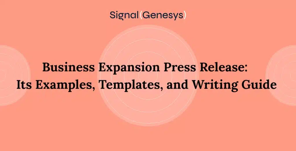 Business Expansion Press Release
