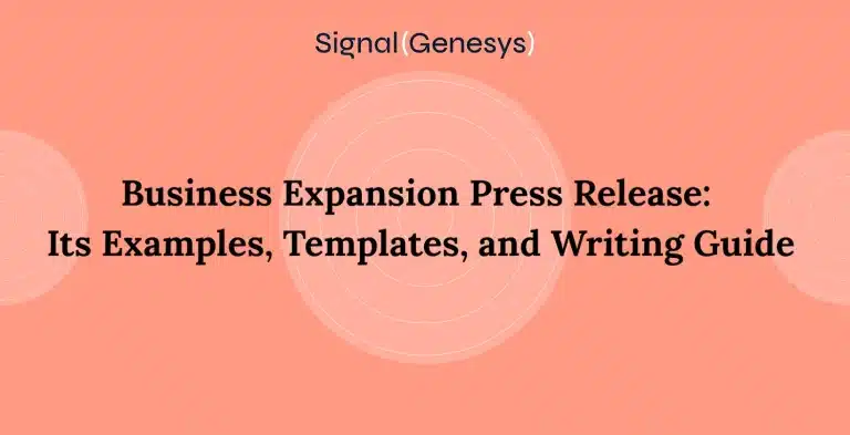 Business Expansion Press Release