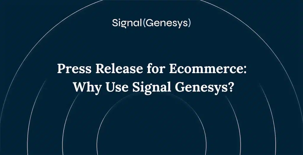 press release for ecommerce